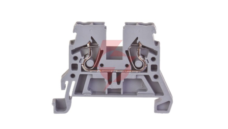 Złączka szynowa 2-przewodowa 2,5mm2 szara 870-901