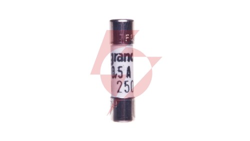 Wkładka bezpiecznikowa cylindryczna 5x20mm 0,5A F 250V 010205