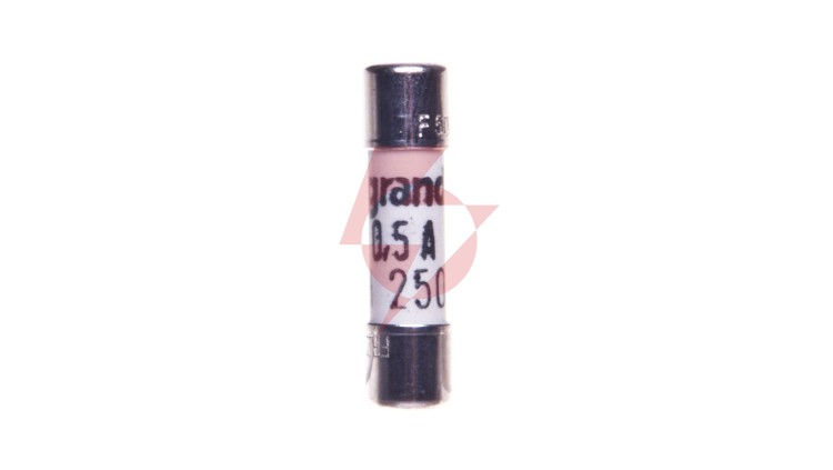 Wkładka bezpiecznikowa cylindryczna 5x20mm 0,5A F 250V 010205