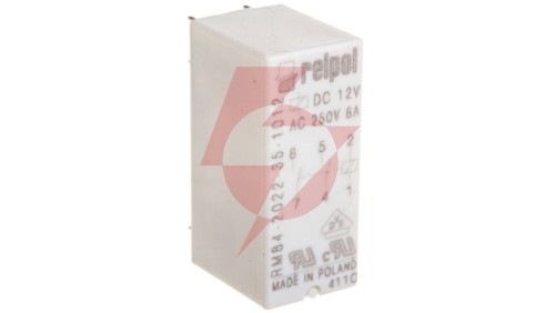 Przekaźnik miniaturowy 2Z 8A 12V DC PCB AgNi RM84-2022-35-1012 600466