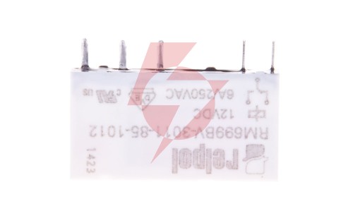 Przekaźnik miniaturowy 1P 6A 12V DC wersja pionowa PCB AgSnO2 RM699BV-3011-85-1012 2613696