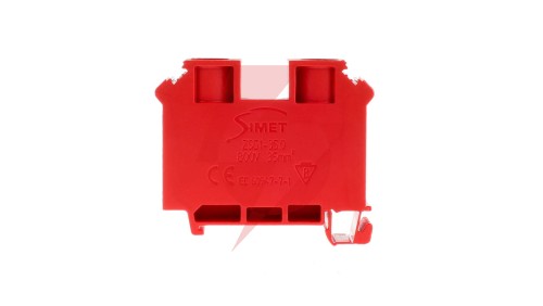 Złączka szynowa gwintowa 2-przewodowa 35mm2 czerwona ZUG1-35 12701311