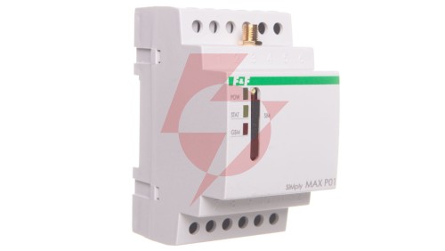 Przekaźnik zdalnego sterowania GSM (SMS) 2xwy/2xwe załącz/wyłącz/powiadomienie SIMplyMAX-P01