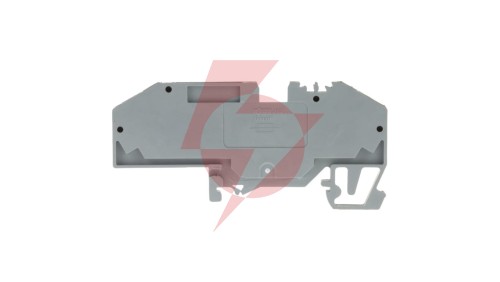 Złączka bezpiecznikowa 6mm2 szara 25A bezpiecznik płaski DIN 35mm 282-696