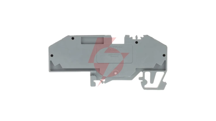 Złączka bezpiecznikowa 6mm2 szara 25A bezpiecznik płaski DIN 35mm 282-696
