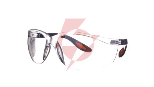 Okulary ochronne poliwęglanowe białe soczewki 97-500