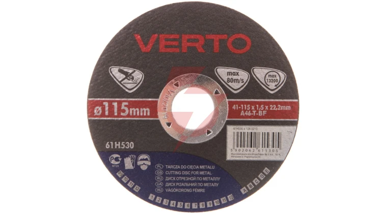 Tarcza tnąca do metalu 115 x 1.5 x 22.2 mm