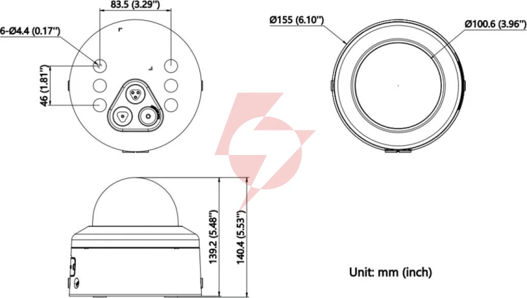 Kamera ip hikvision ds-2cd2786g3-iptrzsy(2.8-12mm)black