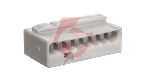 Szybkozłączka MIKRO 8x 0,6-0,8mm2 jasnoszara 243-308 /opak.50szt./