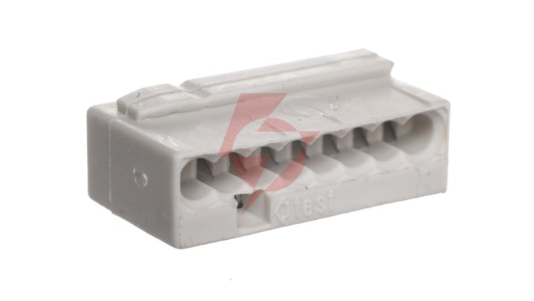 Szybkozłączka MIKRO 8x 0,6-0,8mm2 jasnoszara 243-308 /opak.50szt./