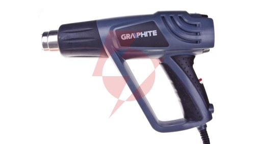 Opalarka 2000W, zakres temperatur: I: 25C, II: 350C, III: 550C 59G522