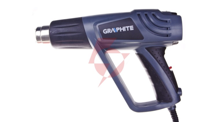 Opalarka 2000W, zakres temperatur: I: 25C, II: 350C, III: 550C 59G522