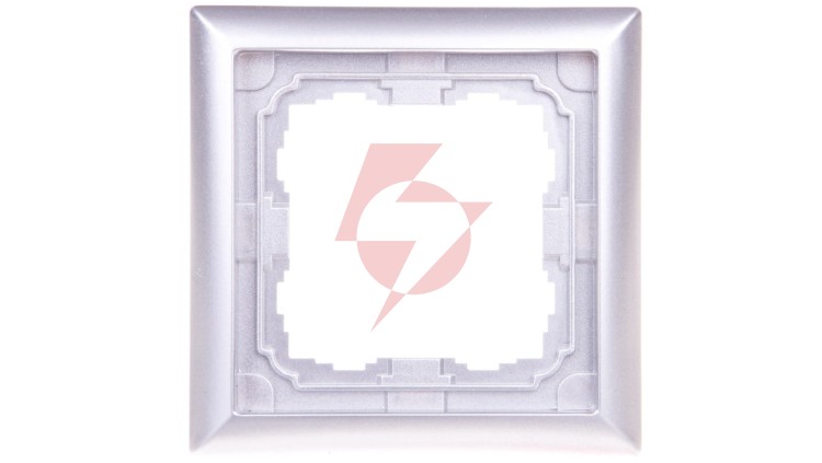 KOS66 Ramka pojedyncza aluminium 664081