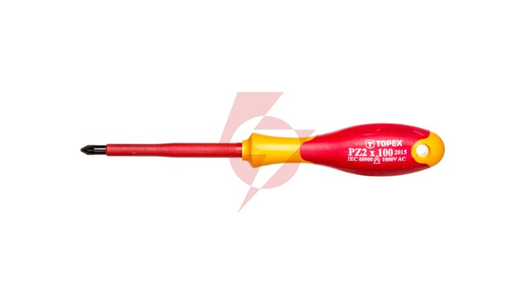Wkrętak krzyżowy PZ2 6 x 100 mm 1000V 39D480