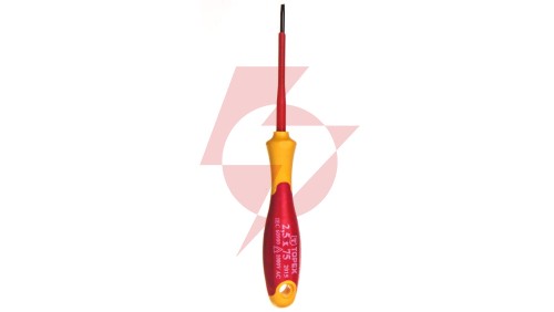 Wkrętak płaski 1000V, 2.5 x 75 mm, CrMo