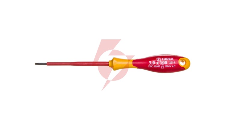Wkrętak płaski 1000V, 3.0 x 100 mm, CrMo