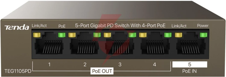 Switch poe tenda teg1105pd
