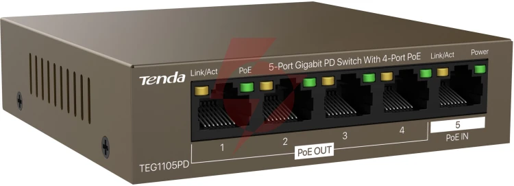 Switch poe tenda teg1105pd