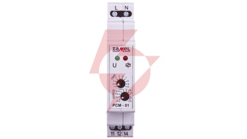 Przekaźnik czasowy 1-funkcyjny 1NO/NC 16A 0,1sek-10dni 230V AC PCM-01 EXT10000072