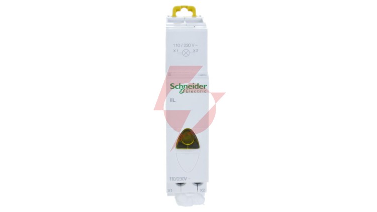 Lampka modułowa 1-fazowa żółta 110-230V AC iIL A9E18324