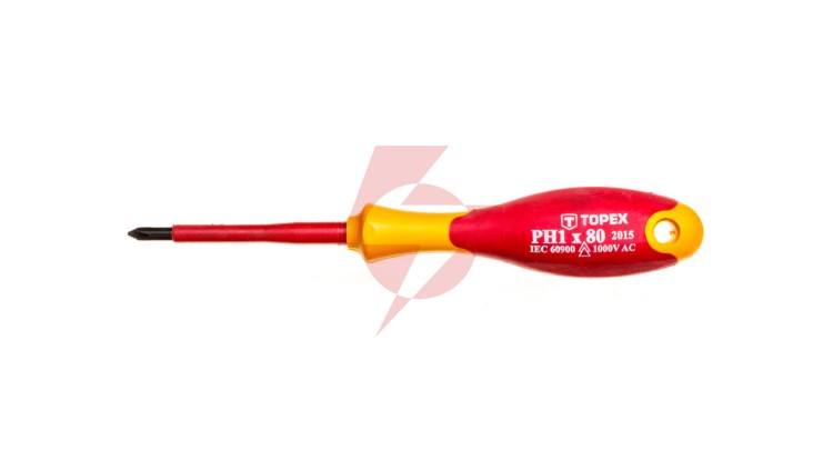 Wkrętak krzyżowy PH1 4.5 x 80 mm 1000V 39D476