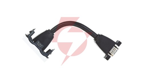 MOSAIC Gniazdo HDMI typu A z przewodem białe 78778