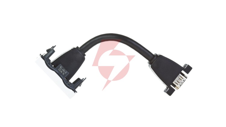 MOSAIC Gniazdo HDMI typu A z przewodem białe 78778