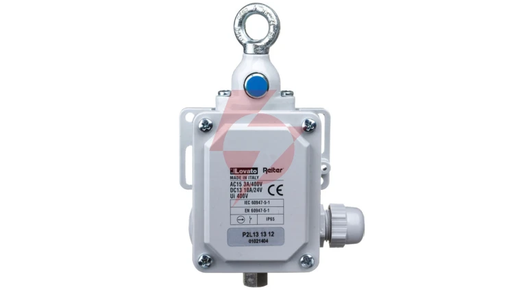 Wyłącznik cięgnowy /STOP/ 1Z+1R 120N z przyciskiem kasującym P2L131312