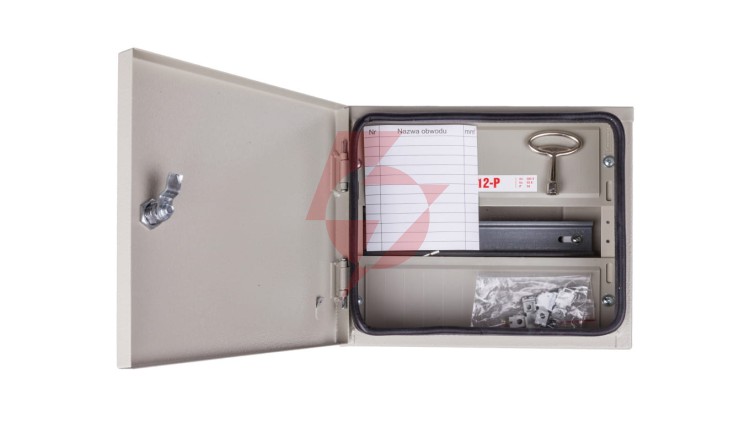 Rozdzielnica modułowa 1x12 natynkowa plombowana IP54 RNH-12-P