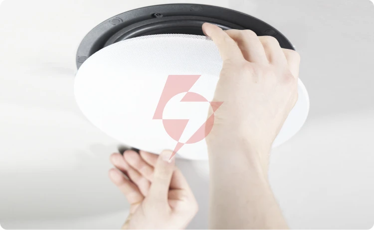 Laudio ambient t5 – głośnik sufitowy 100v 20w 5,25″ biały