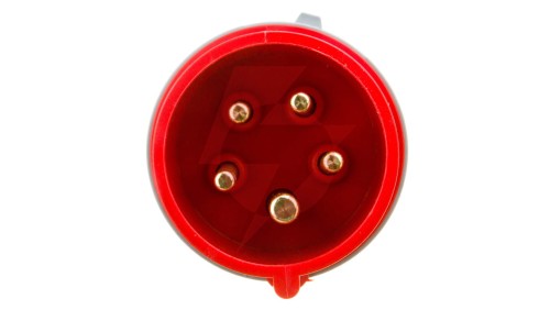 Wtyczka przenośna 16A 5P 400V czerwona IP44 TURBO SHARK 015-6TT