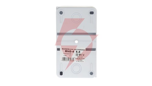 Rozdzielnica modułowa 1x4 natynkowa RNO-4 IP30 (bez PE/N) 5.4
