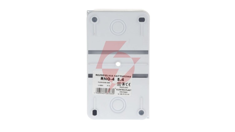 Rozdzielnica modułowa 1x4 natynkowa RNO-4 IP30 (bez PE/N) 5.4