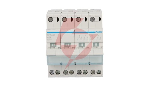 Przełącznik modułowy zasilania I-0-II (sieć-agregat) 40A 4P SFT440