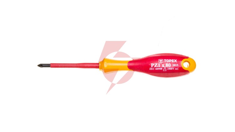 Wkrętak krzyżowy PZ1 4.5 x 80 mm 1000V 39D479