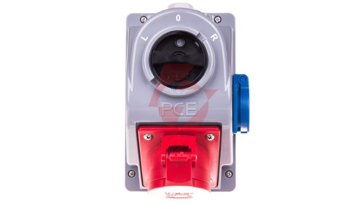 Zestaw instalacyjny z gniazdem 16A 5p (L-0-P) COMBO-POL 960615511W