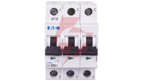 Wyłącznik nadprądowy 3P B 50A 15kA AC FAZ B50/3 278852