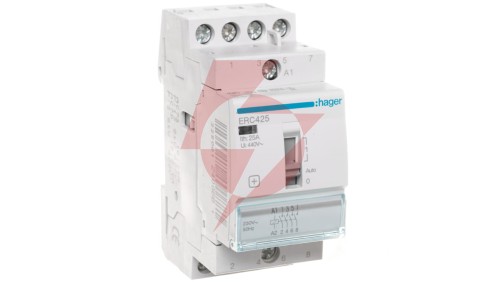 Stycznik modułowy ze sterowaniem ręcznym 25A 4Z 230V AC ERC425