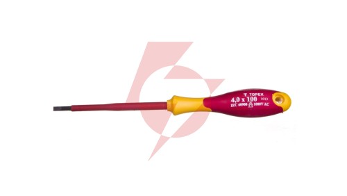 Wkrętak płaski 4 x 100 mm 1000V CrMo 39D472
