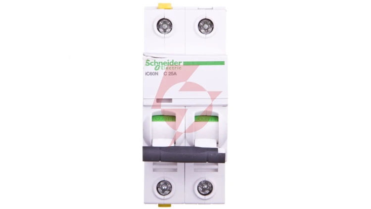 Wyłącznik nadprądowy 2P C 25A 6kA AC iC60N-C25-2 Acti9 A9F04225