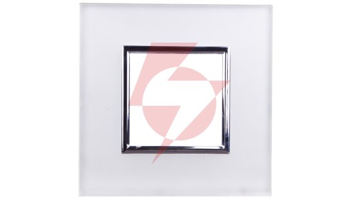 DANTE Ramka pojedyncza szkło PERL GLASS 4504181