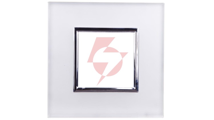 DANTE Ramka pojedyncza szkło PERL GLASS 4504181