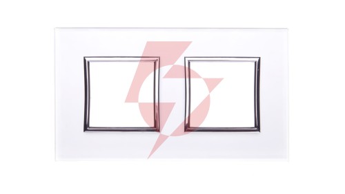 DANTE Ramka podwójna szkło PERL GLASS 4504182