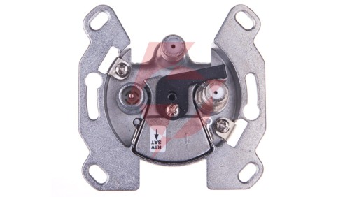 Berker/B.Kwadrat Gniazdo antenowe RTV 2xSAT końcowe mechanizm 53455331