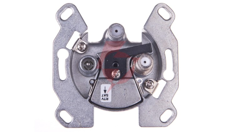 Berker/B.Kwadrat Gniazdo antenowe RTV 2xSAT końcowe mechanizm 53455331