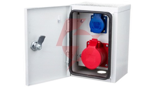 Rozdzielnica budowlana 16A/5P + 1X 2P+Z 230V 500V IP54 RB-1