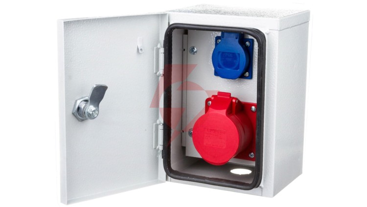 Rozdzielnica budowlana 16A/5P + 1X 2P+Z 230V 500V IP54 RB-1