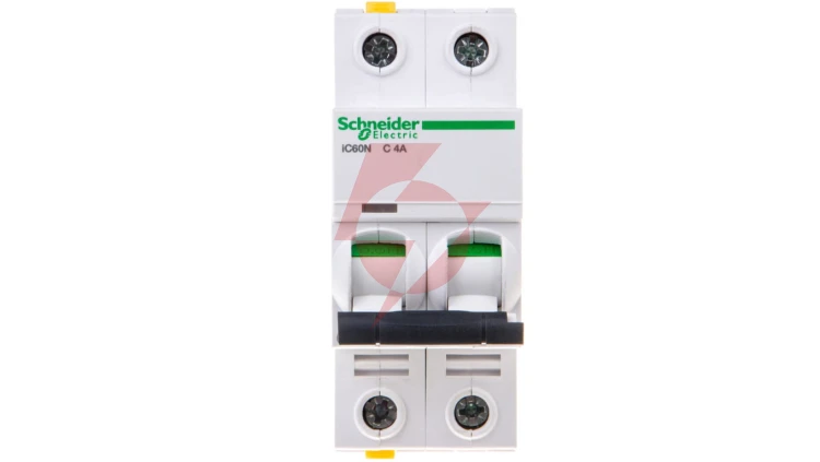 Wyłącznik nadprądowy 2P C 4A 6kA AC iC60N-C4-2 Acti9 A9F04204