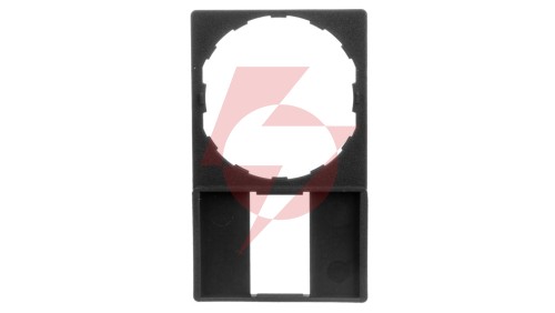 Ramka do etykiety 18x27mm czarna ZBZ33