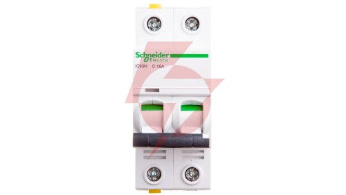 Wyłącznik nadprądowy 2P C 16A 6kA AC iC60N-C16-2 Acti9 A9F04216